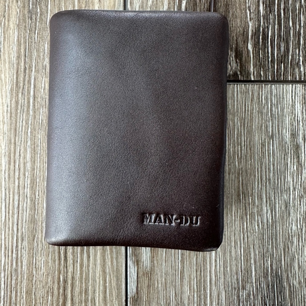 Brown Leather Wallet/Genuine Leather/ La France❌SOLD ❌